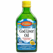 Cod Liver Oil 1100 Mg Omega-3s Liquid, by Carlson Labs
