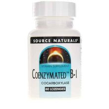 Coenzymated B-1 as Cocarboxylase, by Source Naturals