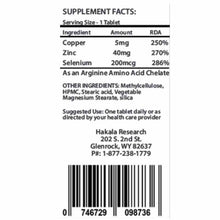 Copper/Zinc/Selenium, 90 Tablets, by Hakala Research, image #2