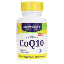 CoQ10 100 Mg, 60 Softgels, by Healthy Origins