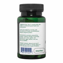 Dark green Vitanica CoQ10 Extra bottle with black screw cap and white label showing usage instructions and ingredient informa