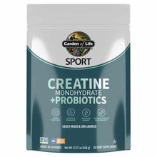 Creatine Monohydrate + Probiotics, by Garden of Life Sport
