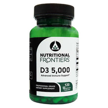 D3 5, 120 Veg Capsules, by Nutritional Frontiers