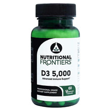 D3 5, 60 Veg Capsules, by Nutritional Frontiers