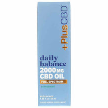 Daily Balance Full Spectrum CBD 2000 Mg, Peppermint, by PlusCBD Oil