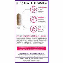Daily Dual Biotic Probiotic + Prebiotic, by New Chapter, image #4