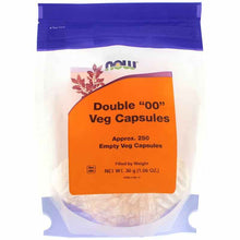 Double 00 Empty Veg Capsules, by NOW Foods