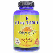 E 1000 IU, 100 Softgels, by Natures Life