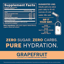 ElectroMag Electrolyte Stick, Grapefruit, 16 Packets, by True Grace, image #3