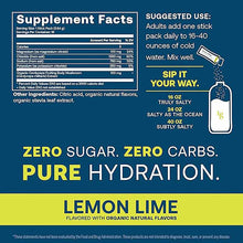 ElectroMag Electrolyte Stick, Lemon Lime, 16 Packets, by True Grace, image #3