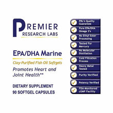 EPA/DHA Marine Softgels Clay-Purified Fish Oil, by Premier Research Labs, image #2