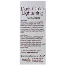 Episilk Dark Circle Lightening Serum, 1 Oz, by Hyalogic, image #2
