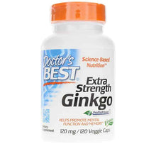 Extra Strength Ginkgo 120 Mg, 120 Veg Capsules, by Doctors Best