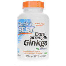 Extra Strength Ginkgo 120 Mg, 360 Veg Capsules, by Doctors Best