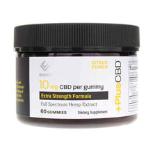 Extra Strength Hemp Extract Gummies 10 Mg Citrus Punch, by PlusCBD Oil