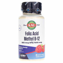 Folic Acid Methyl B-12 ActivMelt, Raspberry, by Kal