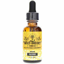 Full Spectrum CBD Oil Maximum, 1 Oz, by Wild Theory CBD