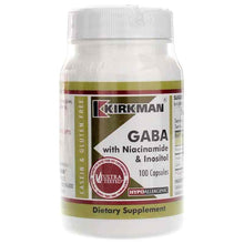 GABA with Niacinamide & Inositol, 100 Capsules, by Kirkman