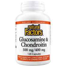 Glucosamine & Chondroitin 500 Mg/400 Mg, 120 Capsules, by Natural Factors