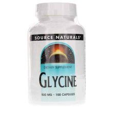 Glycine 500 Mg, 100 Capsules, by Source Naturals