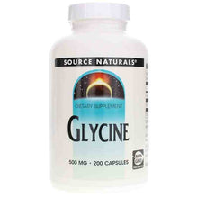Glycine 500 Mg, 200 Capsules, by Source Naturals