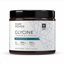 Glycine + Taurine & L-Proline, Unflavored, 30 Servings, by Pure Power