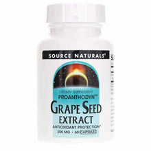 Grape Seed Extract Proanthodyn 200 Mg Capsules, by Source Naturals