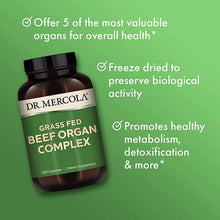 Grass Fed Beef Organ Complex, 180 Capsules, by Dr. Mercola, image #4