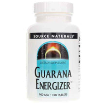 Guarana Energizer 900 Mg, 100 Tablets, by Source Naturals