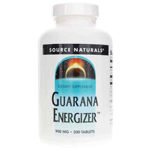 Guarana Energizer 900 Mg, 200 Tablets, by Source Naturals
