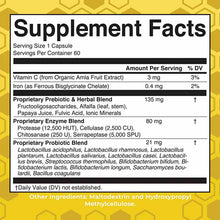 Gut Flora Health+ Enzymes, 60 Capsules, by MaryRuth's Organics, image #2