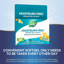Heartburn Free Orange Peel Extract package by Nature's Way containing 10 softgels with 1,000mg per serving.