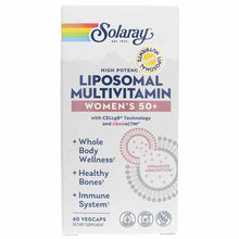 High Potency Liposomal Multivitamin Women's 50+, 60 Veg Capsules, by Solaray