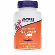 Hyaluronic Acid 100 Mg Double Strength, 120 Veg Capsules, by NOW Foods