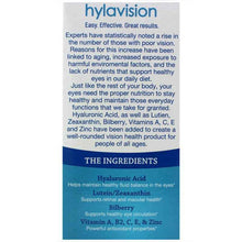 Hylavision Hyaluronic Acid for Eye Health, by Hyalogic, image #3