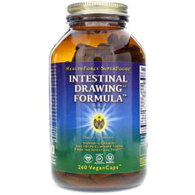 Intestinal Drawing Formula Capsules, 260 Vegan Capsules, by Healthforce Superfoods