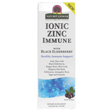 Ionic Zinc Immune Black Elderberry, by Natures Answer