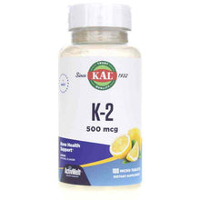 K-2 500 Mcg ActivMelt, Lemon, by Kal