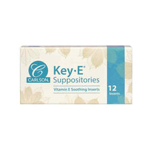 Key-E Natural Vitamin E Suppositories, 12 Suppositories, by Carlson Labs
