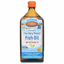 Kid's Fish Oil 800 Mg Omega-3s Orange, 16.9 Oz, by Carlson Labs