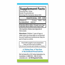 Kids Super Daily D3 600 IU Vitamin D Liquid, by Carlson Labs, image #2