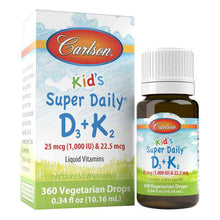 Kid's Super Daily D3 + K2, by Carlson Labs