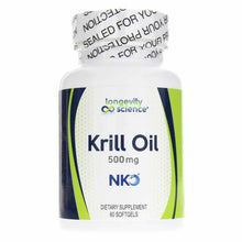 Krill Oil 500 Mg, by Longevity Science