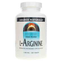 L-Arginine 1000 Mg, 200 Tablets, by Source Naturals