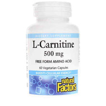 L-Carnitine 500 Mg, by Natural Factors