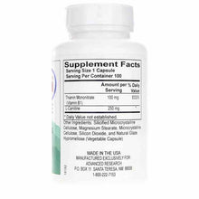 L-Carnitine with Vitamin B1, by Advanced Research, image #2