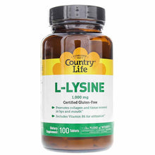 L-Lysine 1000 Mg, 100 Tablets, by Country Life