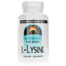 L-Lysine 1000 Mg, by Source Naturals