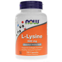 L-Lysine Capsules 500 Mg, 100 Capsules, by NOW Foods
