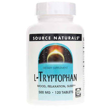 L-Tryptophan 500 Mg, by Source Naturals
